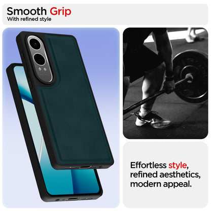 Pikkme OnePlus Nord CE 4 Lite 5G Premium Super Soft-Touch Leatherback Case (Green)