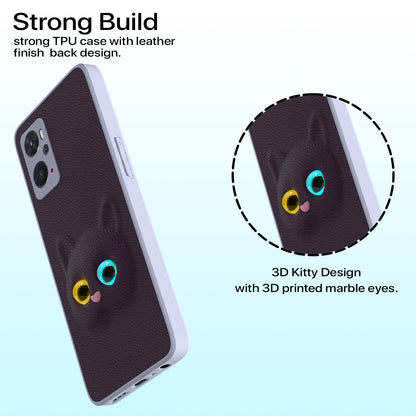 Pikkme Oppo K10 4G Kitty Back Cover (Purple)