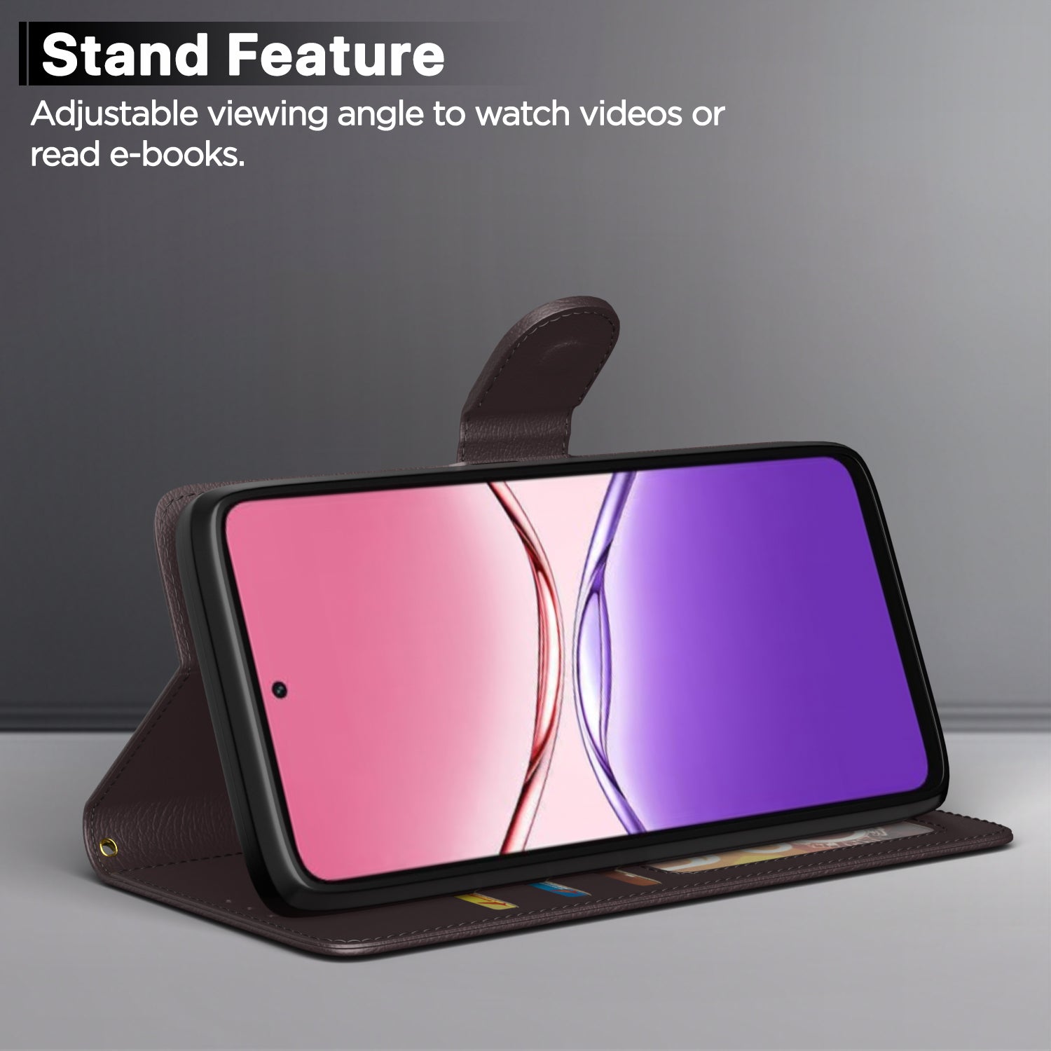 Pikkme Oppo A5x Vintage Flip Cover (Coffee)