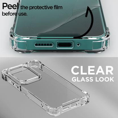 Pikkme Infinix Note 50x 5G  PC + TPU Crystal Clear Transparent Back Cover (Transparent)