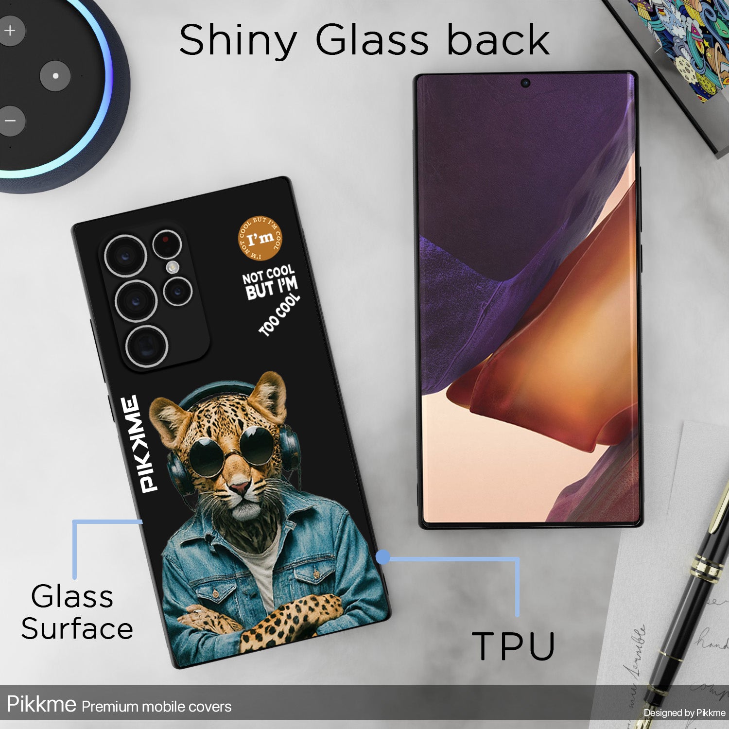 Pikkme Black Leopard Swag  Samsung Galaxy S23 Ultra 5G NIm2 Back Cover (Design 04)