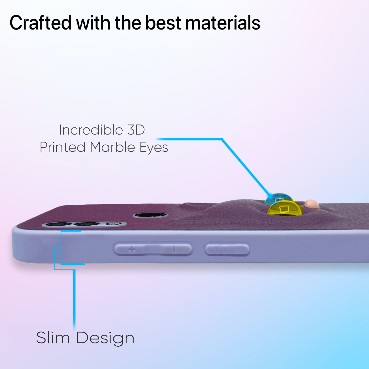 Pikkme Mi Redmi 7 / Redmi Y3 Kitty Back Cover (Purple)