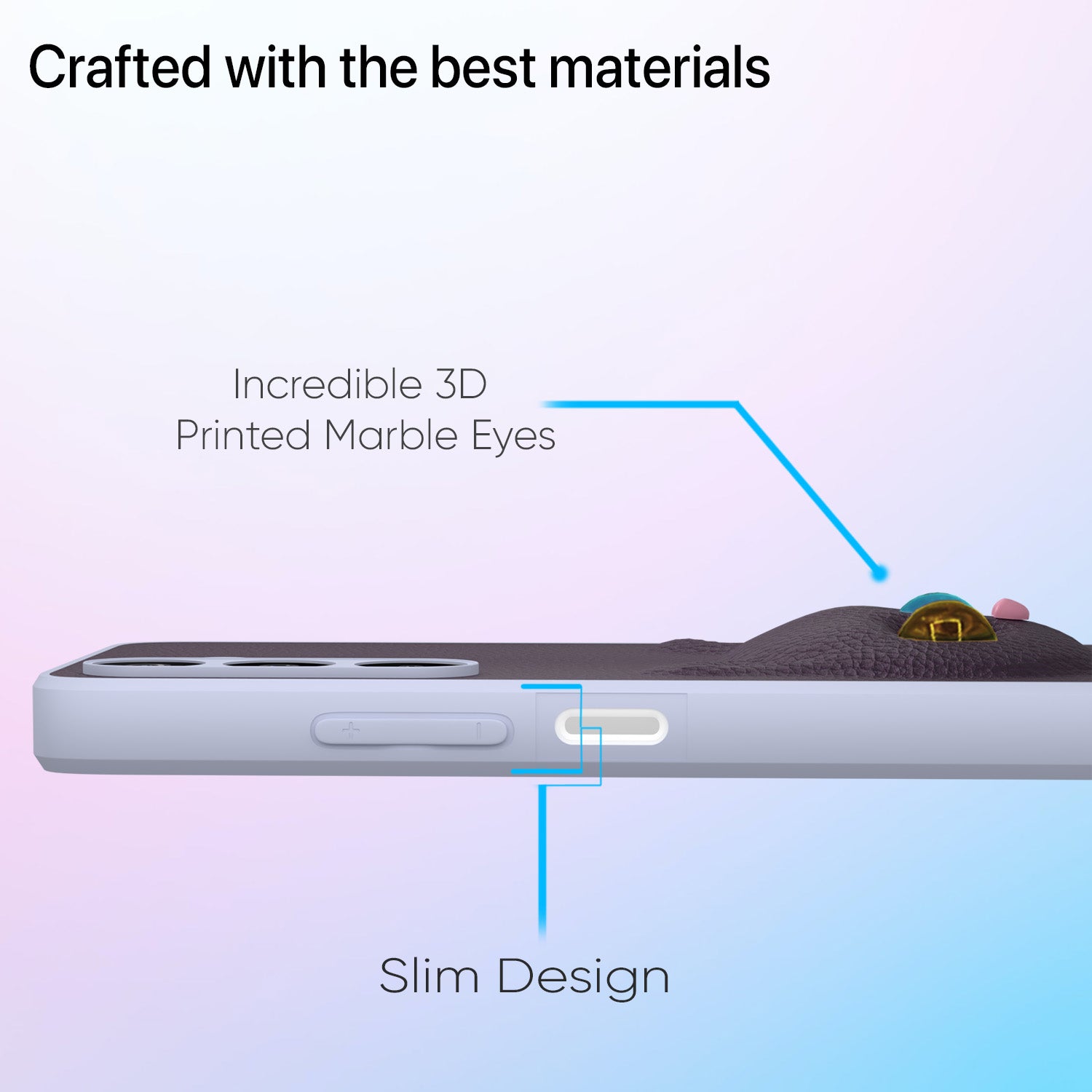 Pikkme Samsung Galaxy M16 5G kitty Back Cover (Purple)