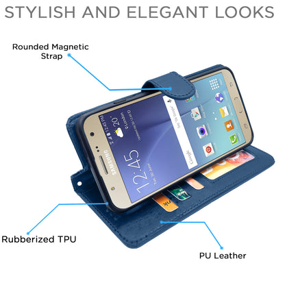 Pikkme Samsung Galaxy M32 5G / A32 5G Flip Cover(Blue)