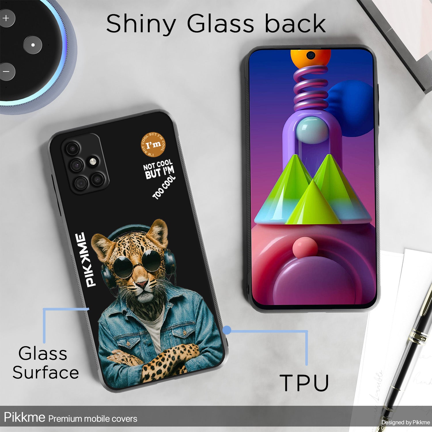 Pikkme Black Leopard Swag  Samsung Galaxy M31s Nim2 Back Cover (Design 04)