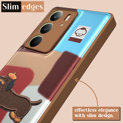 Pikkme  Realme C75 Cute Girlish Dog Series Back Cover (Design3)