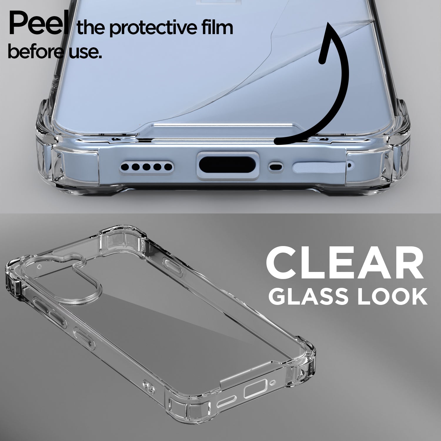 Pikkme OnePlus Nord CE 5 5G Mag-Safe Shockproof PC + TPU Back Cover (Transparent)