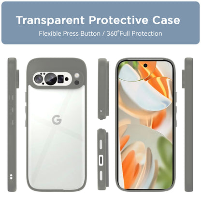 Pikkme Google Pixel 10 Pro Eagle 2 Shockproof Sleek Hybrid Armor Back Cover (Grey)