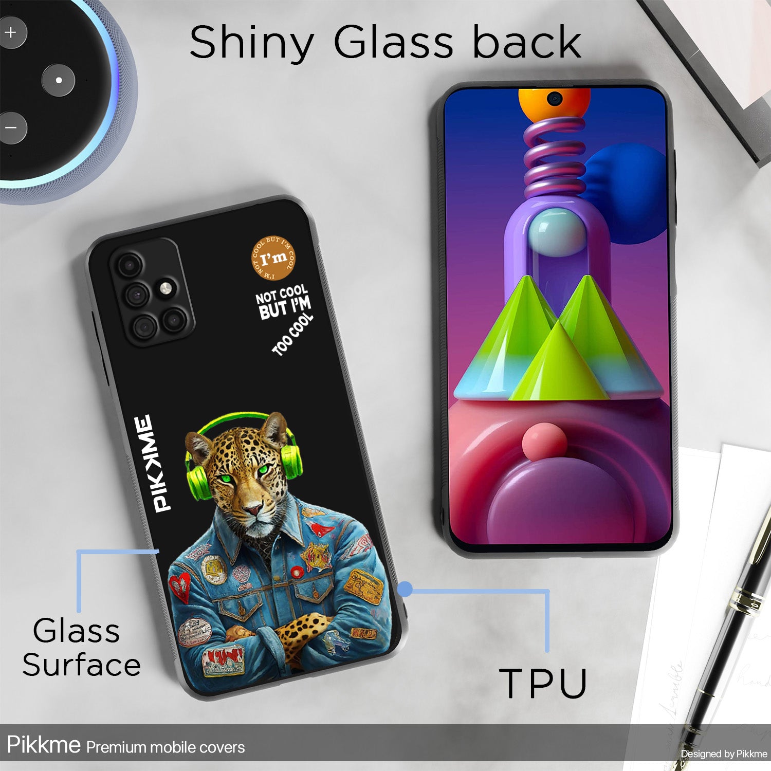 Pikkme Black Leopard Swag  Samsung Galaxy M31s Nim2 Back Cover (Design 03)