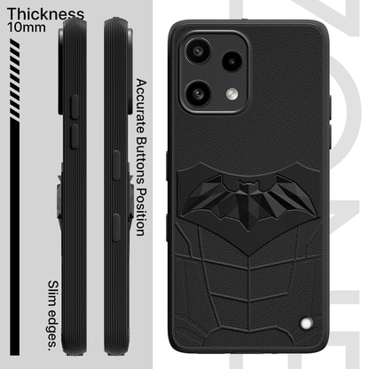Pikkme Nothing Phone 3a Lite 5G Shockproof Stylish Cartoon Back Cover (Black)