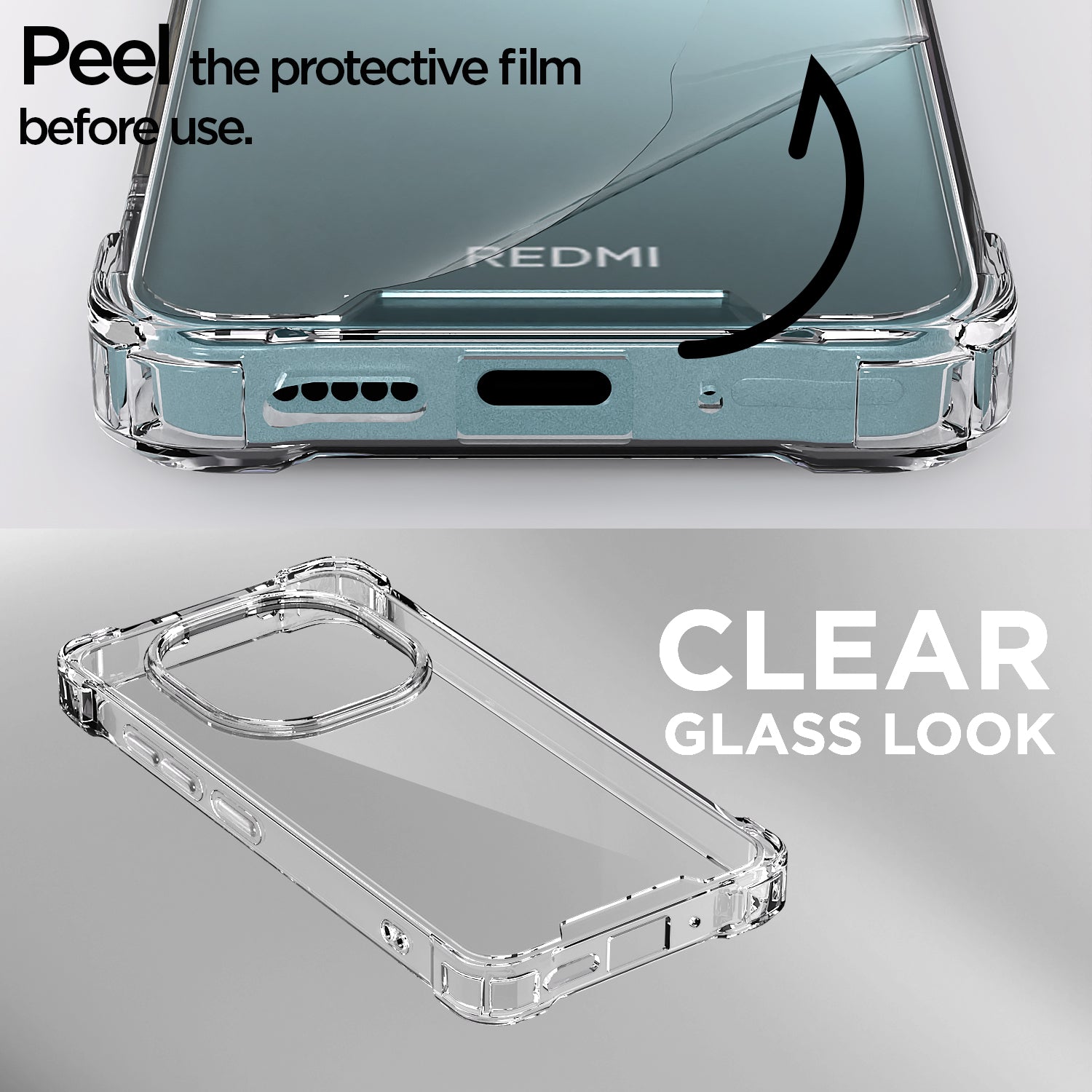 Pikkme Redmi Note 15 5G Mag-Safe Shockproof PC + TPU Back Cover