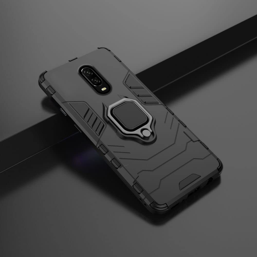Pikkme Oneplus 7 D5 Tough Armor Back Cover | Black