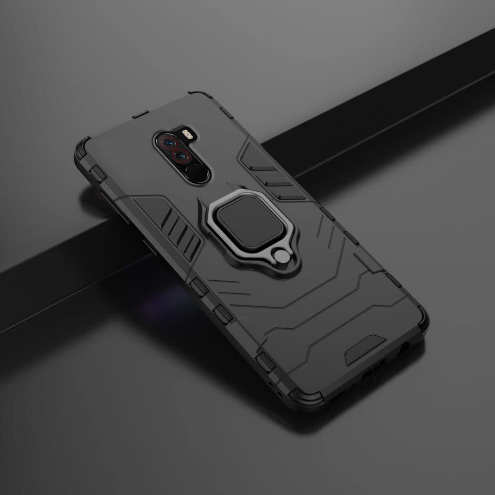 Mi Poco F1 D5 Tough Armor mobile cover in black by Pikkme – photo 4