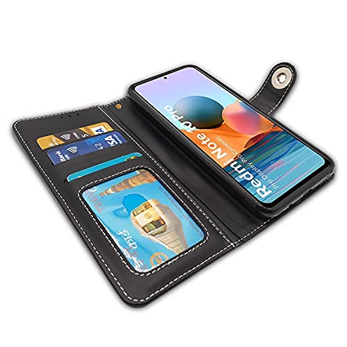 Redmi Note 10 Pro/Note 10 Pro Max Magnetic wallet flip cover in grey by Pikkme – photo 6