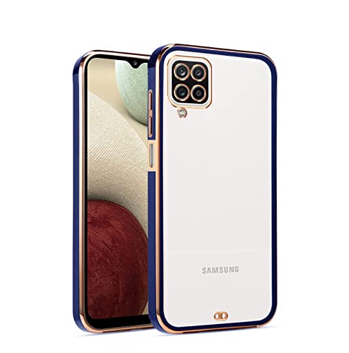 Blue Chrome mobile cover for Samsung M12/F12/A12 – Pikkme