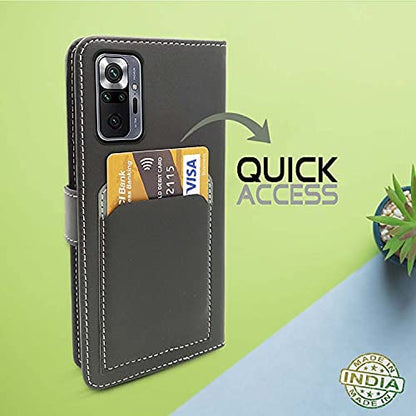 Redmi Note 10 Pro/Note 10 Pro Max flip case in grey by Pikkme – photo 4