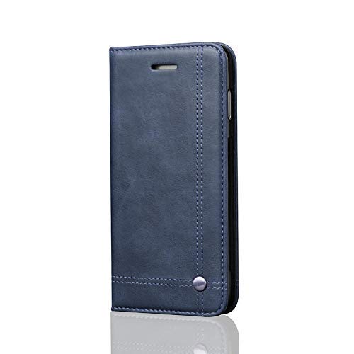 Pikkme Realme C15 Premium Leather Magnet Flip Cover  (Blue)