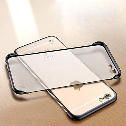 iPhone 6/6s Frameless mobile cover in black by Pikkme