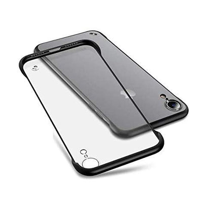 iPhone XR Frameless back cover in black by Pikkme