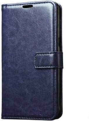 Oppo A12 Wallet mobile flip cover in blue by Pikkme