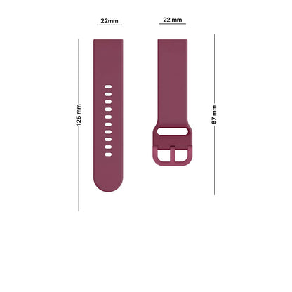 Pikkme Silicone Watch Strap Compatible (Purple) – photo 6