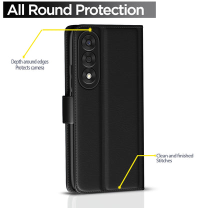 Pikkme OnePlus Nord 5 5G Vintage Flip Cover (Black)