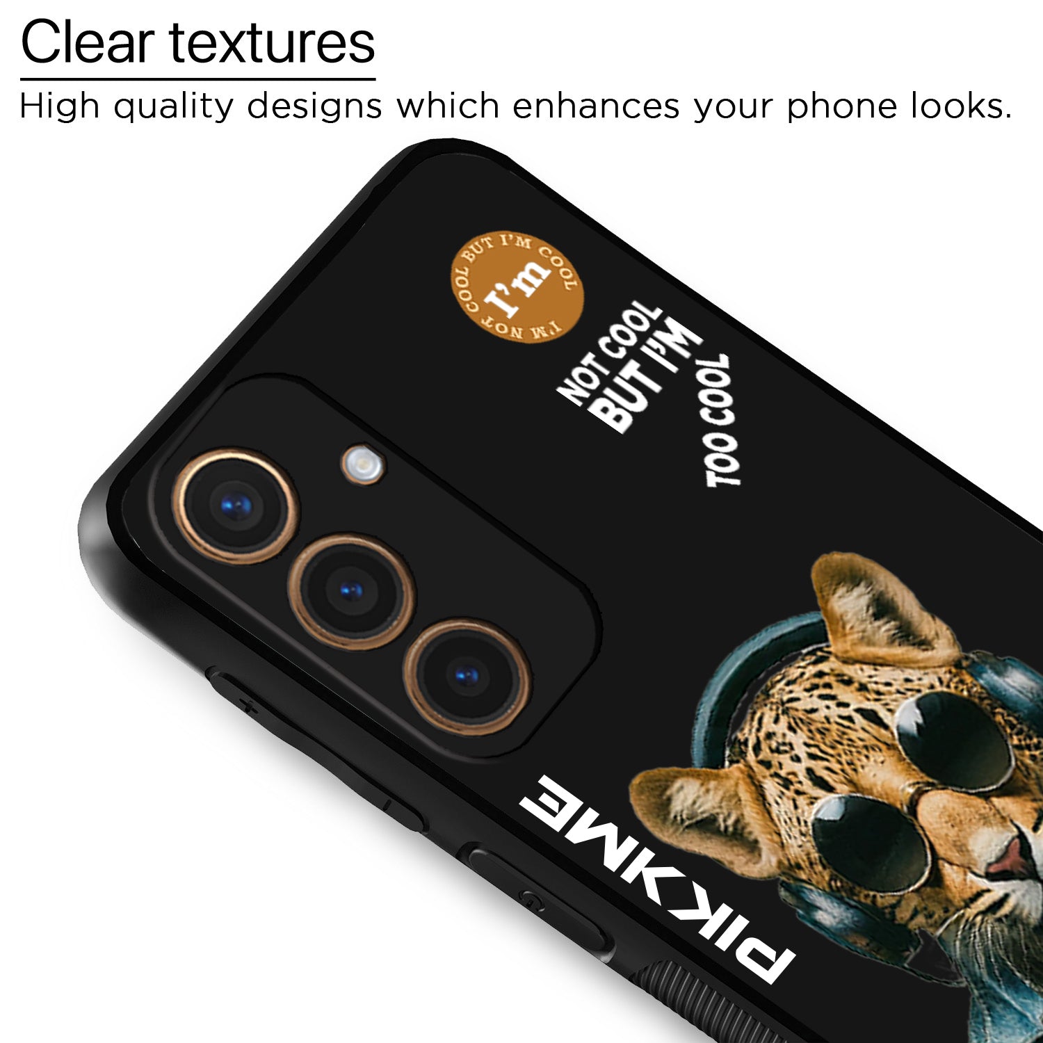 Pikkme Black Leopard Swag  Samsung Galaxy S24 5G NIm2 Back Cover (Design 04)