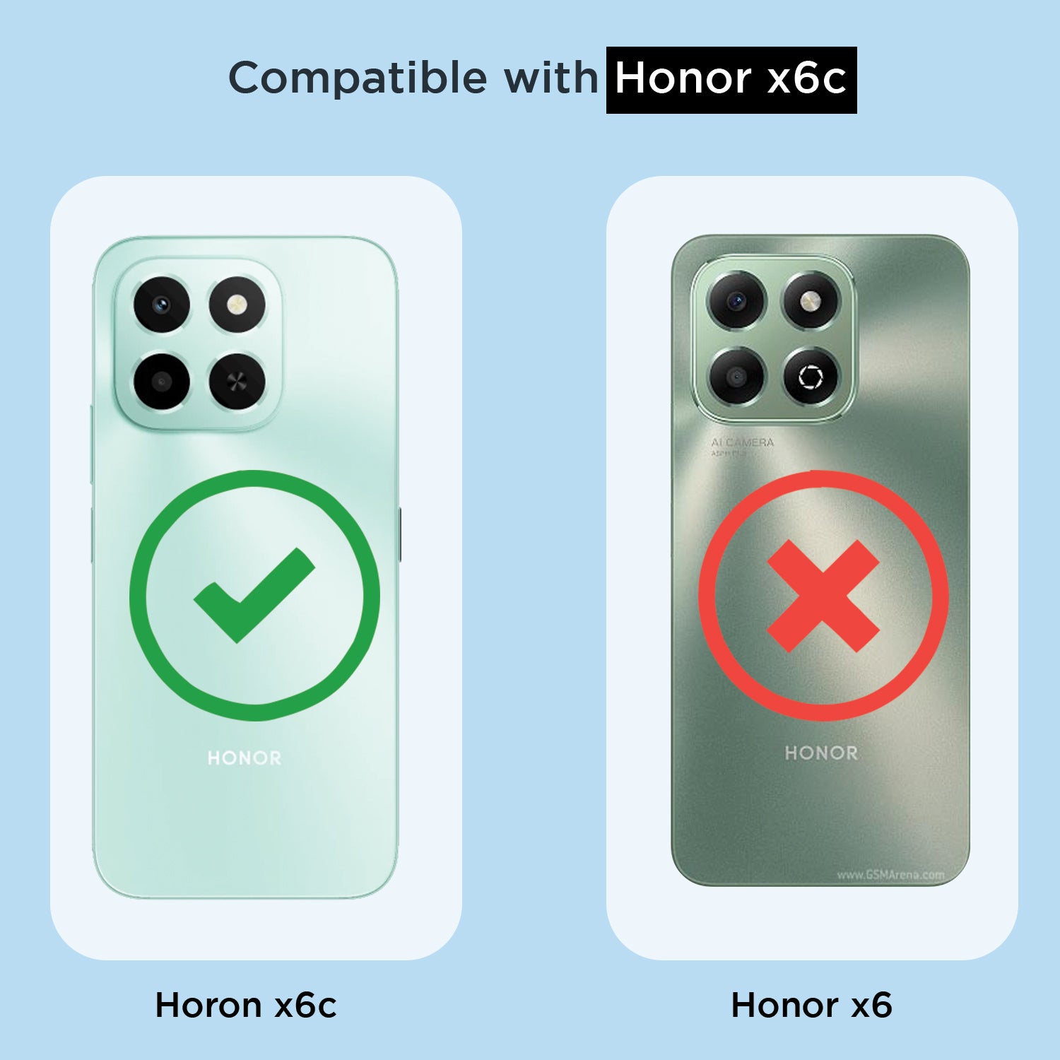 Pikkme Honor X6C  PC + TPU Crystal Clear Transparent Back Cover (Transparent)