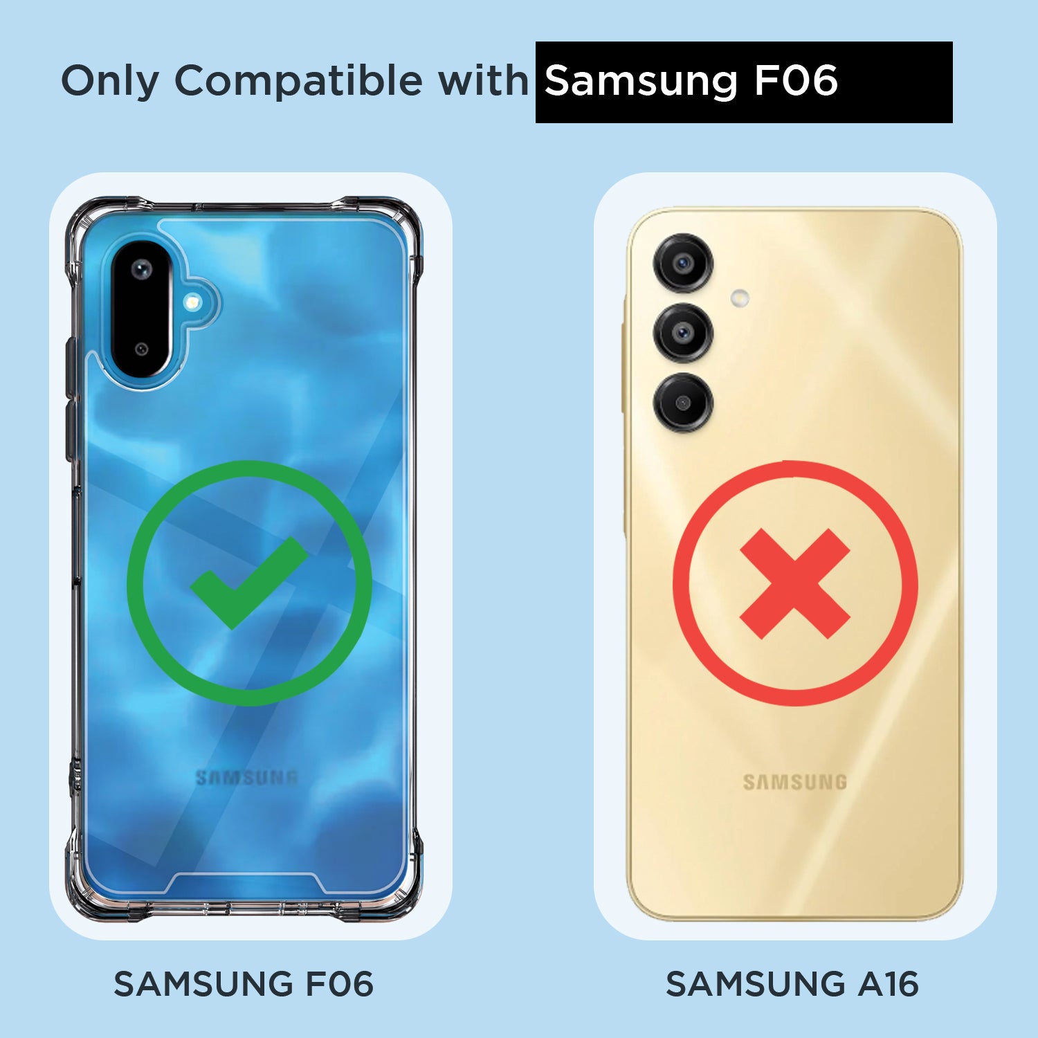 Pikkme Samsung Galaxy F06 5G / M06 5G  PC + TPU Crystal Clear Transparent Back Cover (Transparent)