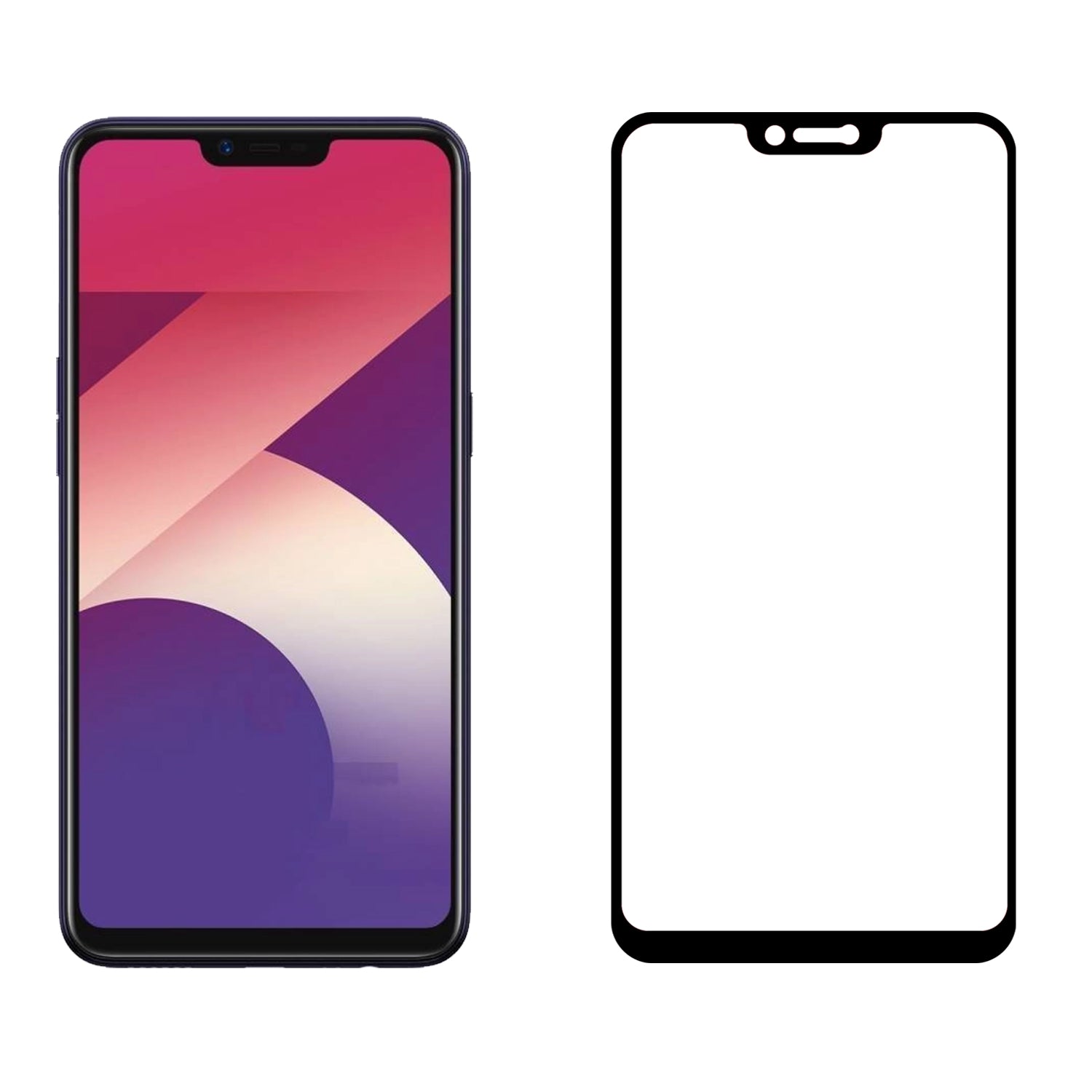 Oppo A3s tempered glass by Pikkme – photo 4