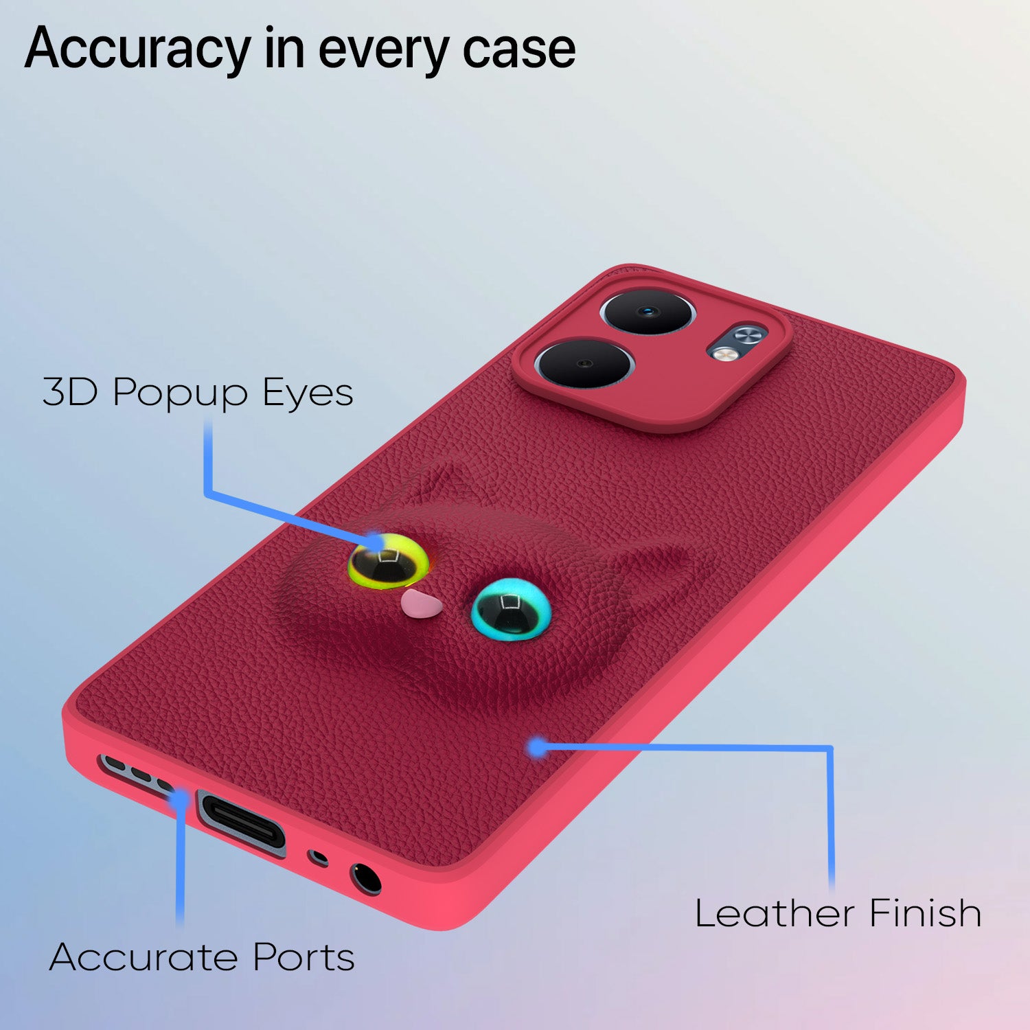 Pikkme Oppo A5x 5G kitty Back Cover (Pink)