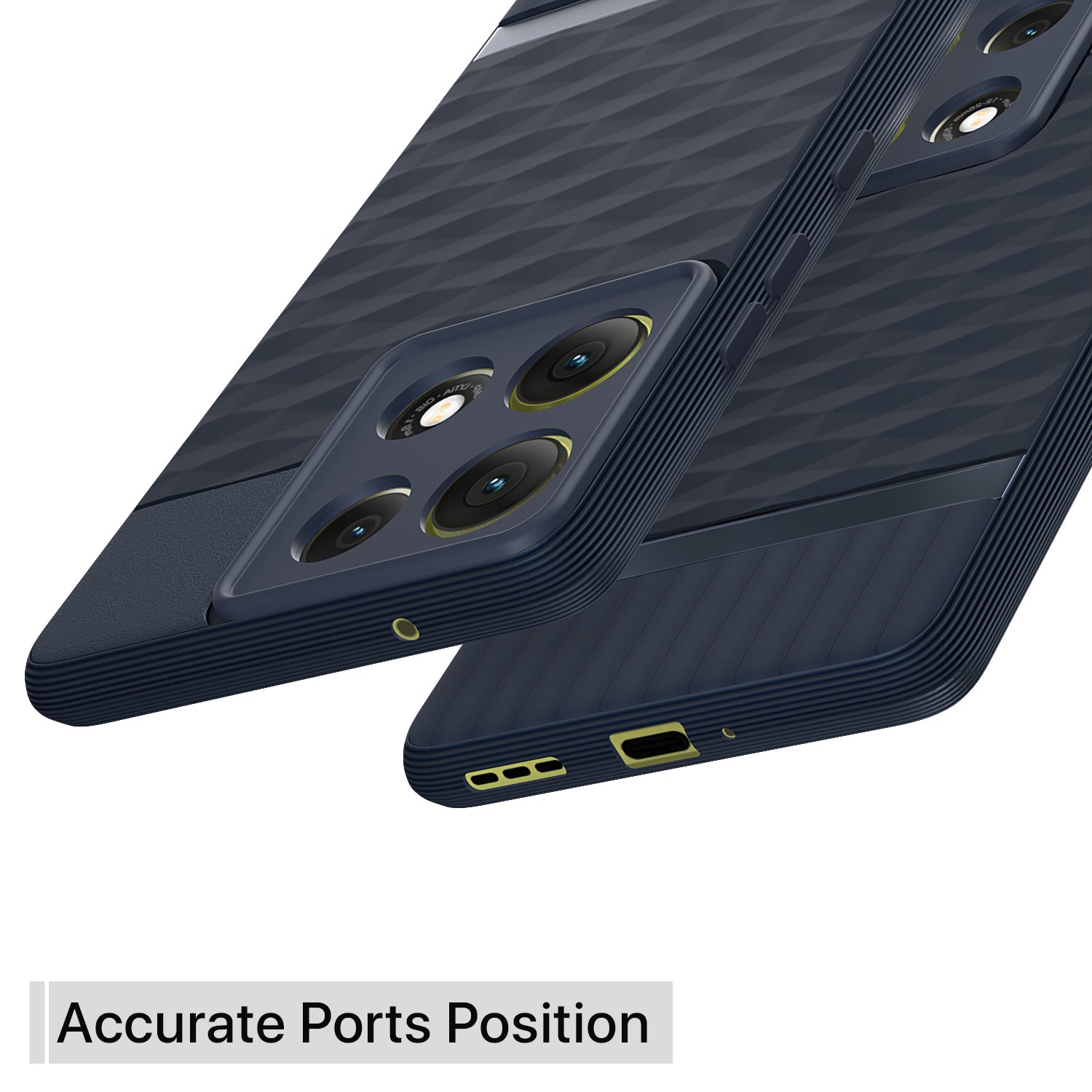 Pikkme Oppo K13 Turbo 5G Shockproof Soft Flexible Gencase Back cover (Blue)
