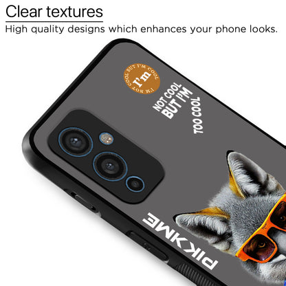 Pikkme Back Cover Pc Tpu + Printed Cool Funky Stylish Grey Wolf Swag Raised Edges Camera Protection |Bumper Case For OnePlus 9 (Design 01)