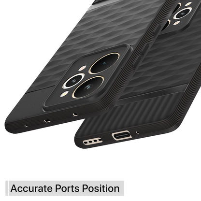 Pikkme Realme 15 Pro 5G Shockproof Soft Flexible Gencase Back cover (Black)