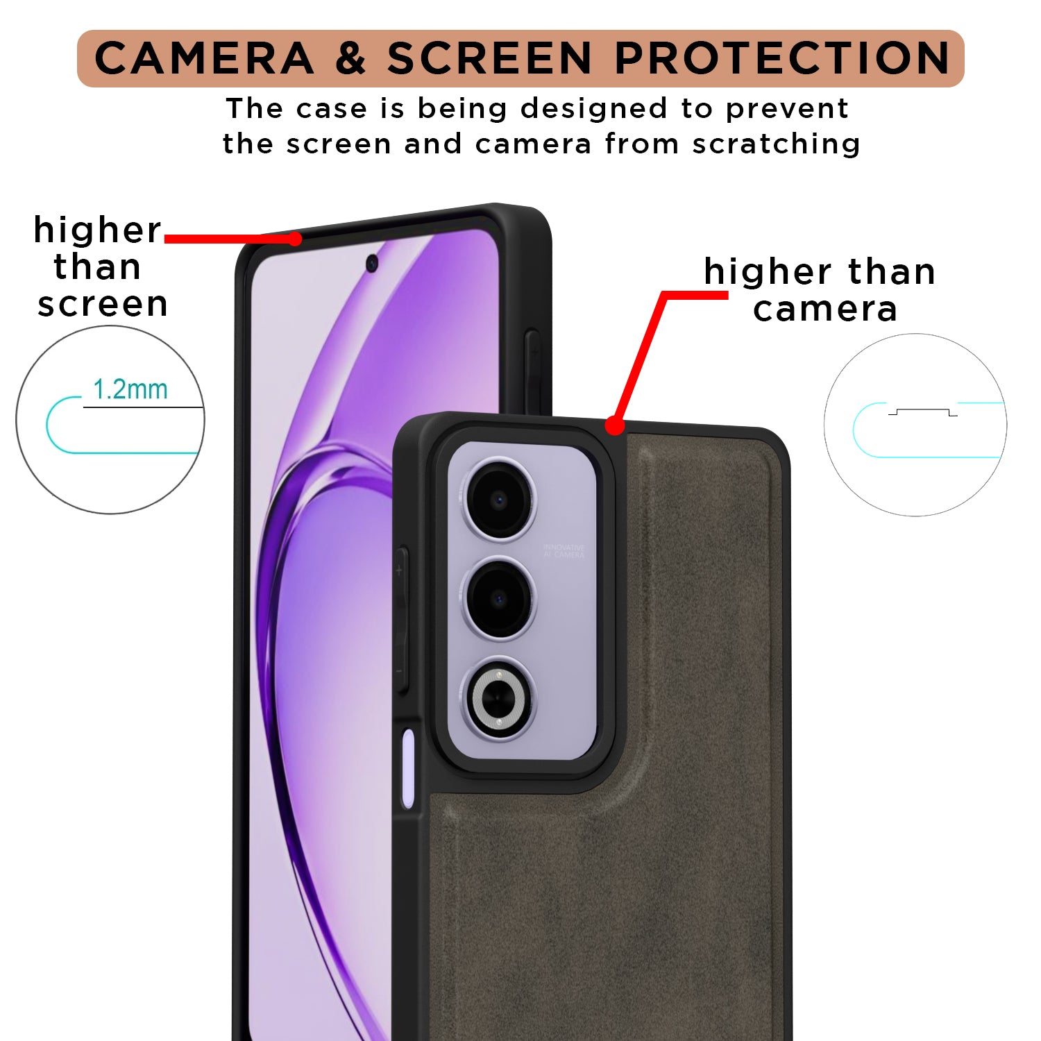 Pikkme Oppo F27 Pro Plus 5G Premium Leatherback Case (Brown)