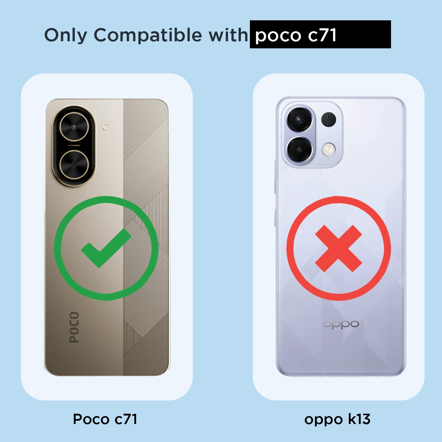 Pikkme Poco C71 / Redmi A5 Mag-Safe Shockproof PC + TPU Back Cover (Transparent)