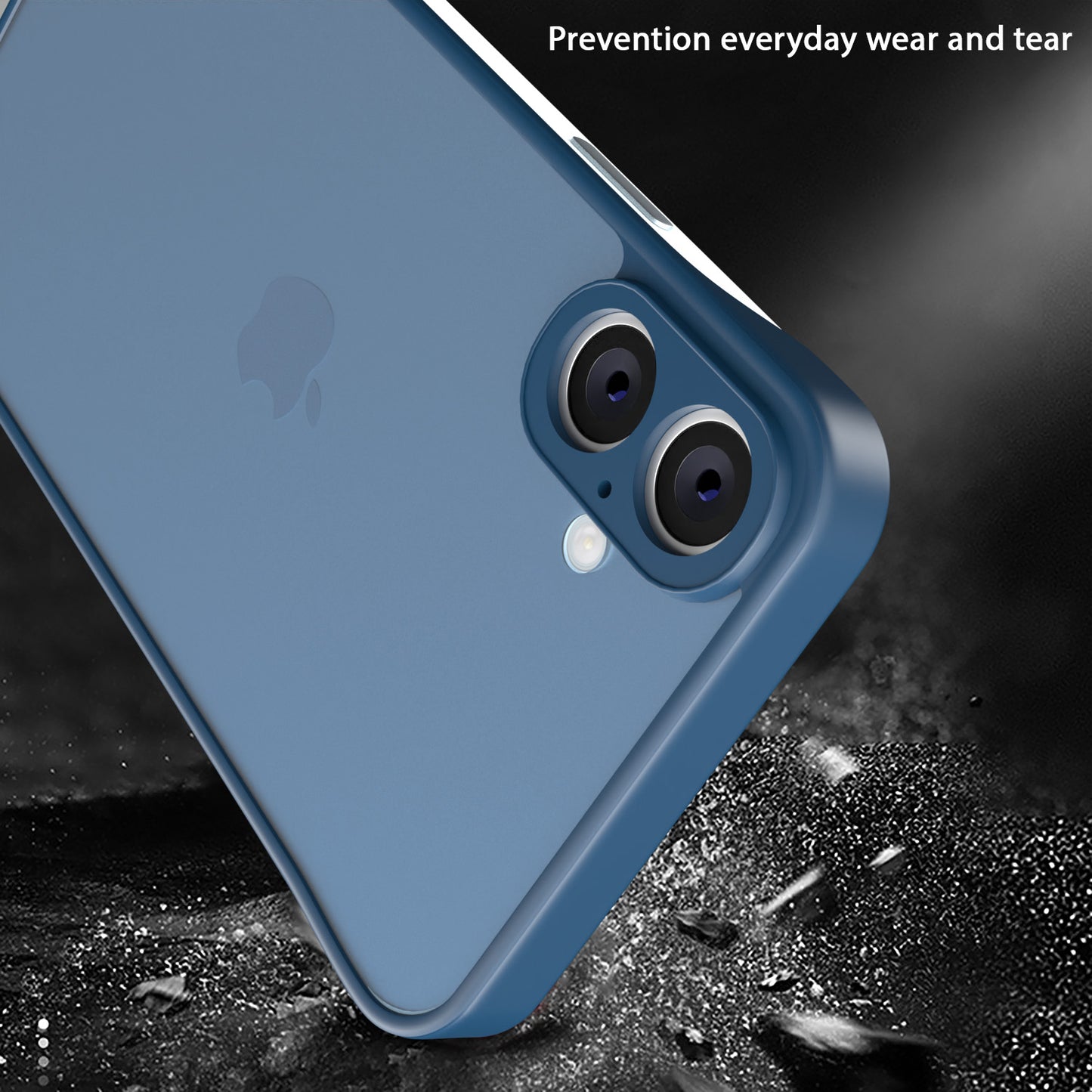 Pikkme iPhone 16 Plus Frameless Back Cover (Blue)