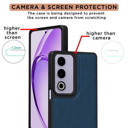 Pikkme Oppo F27 Pro Plus 5G Premium Leatherback Case (Blue)