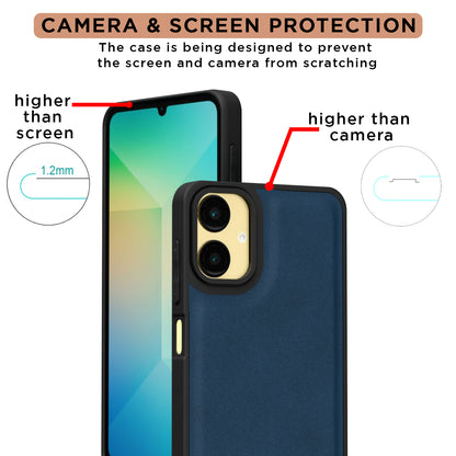 Pikkme Samsung Galaxy A06 Premium Leatherback Case (Blue)