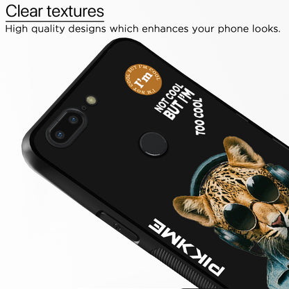 Pikkme Back Cover Pc Tpu + Printed Cool Funky Stylish Black Leopard Swag Raised Edges Camera Protection |Bumper Case For OnePlus 5T (Design 04)