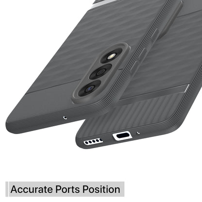 Pikkme OnePlus Nord 5 5G Shockproof Soft Flexible Gencase Back Cover (Grey)