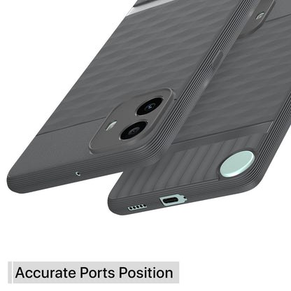 Pikkme CMF by Nothing Phone 1 5G Shockproof Soft Flexible  Gencase Back Cover (Grey)