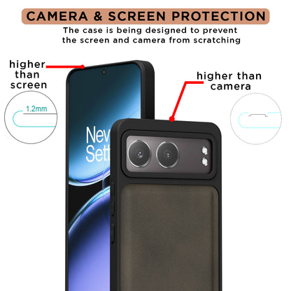 Pikkme OnePlus Nord 4 5G Premium Leatherback Case (Brown)