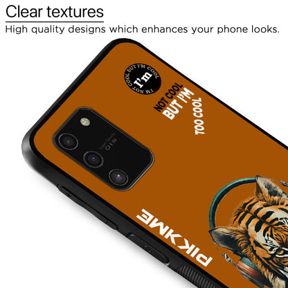 Pikkme Back Cover Pc Tpu + Printed Cool Funky Stylish Brown Tiger Swag Raised Edges Camera Protection |Bumper Case For Samsung Galaxy S10 Lite (Design 09)