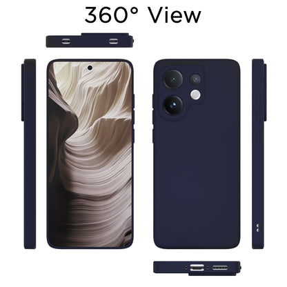 Pikkme blue Liquid Silicone mobile back cover for Vivo V60/T4 Pro 5G – photo 4