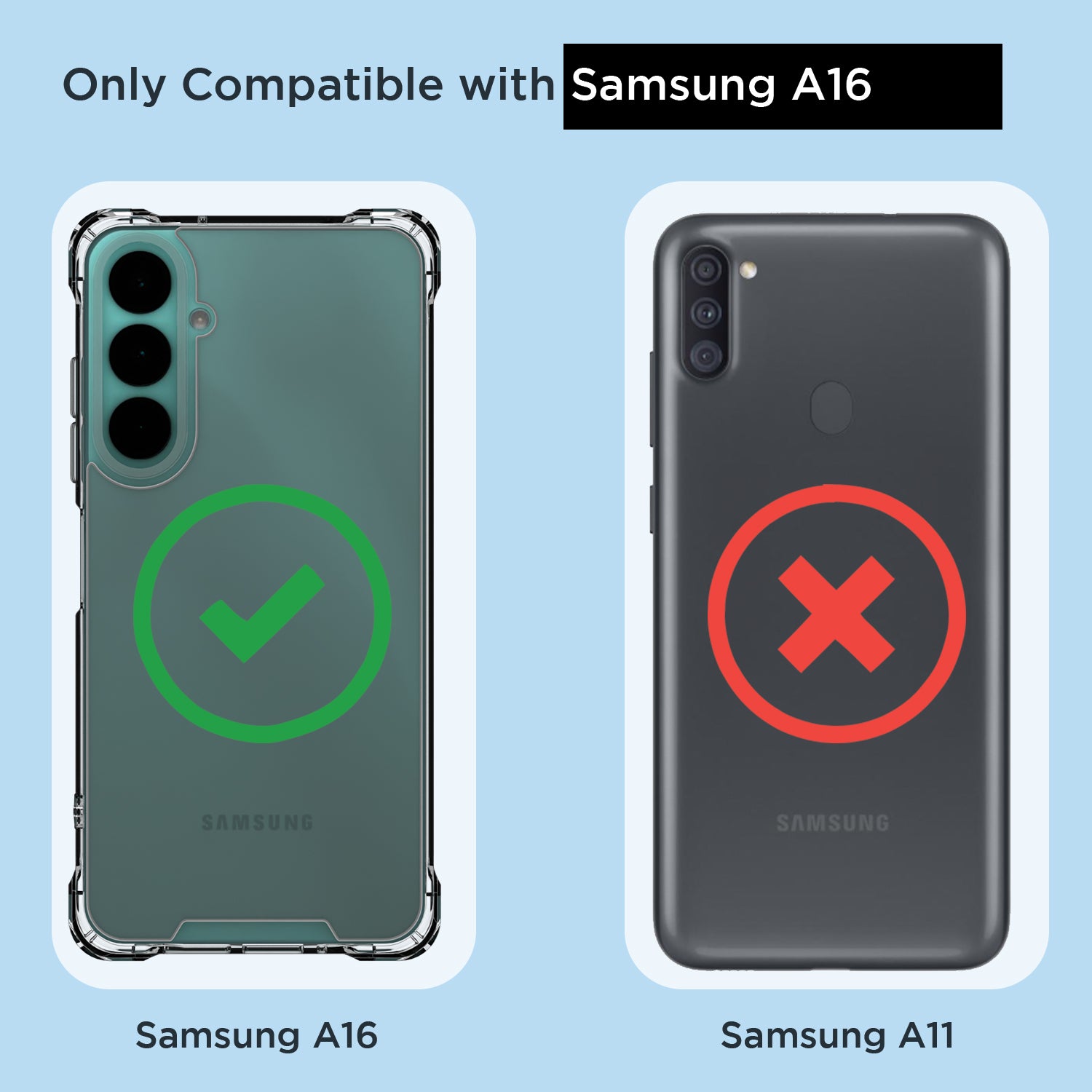Pikkme Samsung Galaxy A16 5G  PC + TPU Crystal Clear Transparent Back Cover (Transparent)
