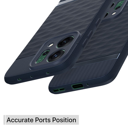 Pikkme Oppo Reno 14 5G Shockproof Soft Flexible Gencase Back cover (Blue)