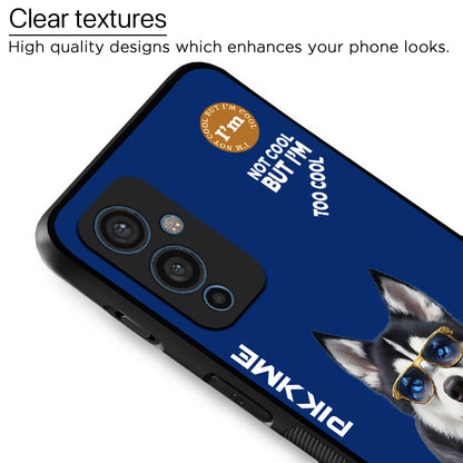 Pikkme Back Cover Pc Tpu + Printed Cool Funky Stylish Blue Dog Swag Raised Edges Camera Protection |Bumper Case For OnePlus 9 (Design 08)