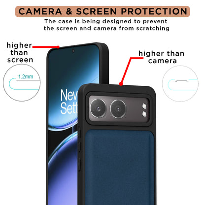 Pikkme OnePlus Nord 4 5G Premium Leatherback Case (Blue)