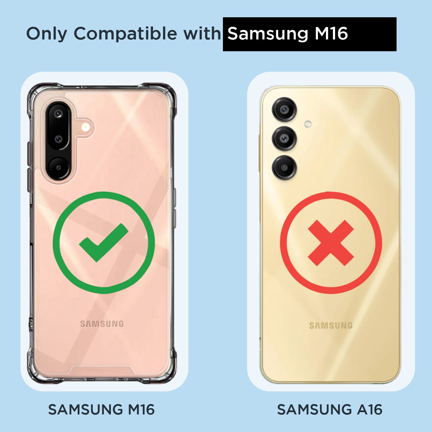 Pikkme Samsung Galaxy M16 5G  PC + TPU Crystal Clear Transparent Back Cover (Transparent)